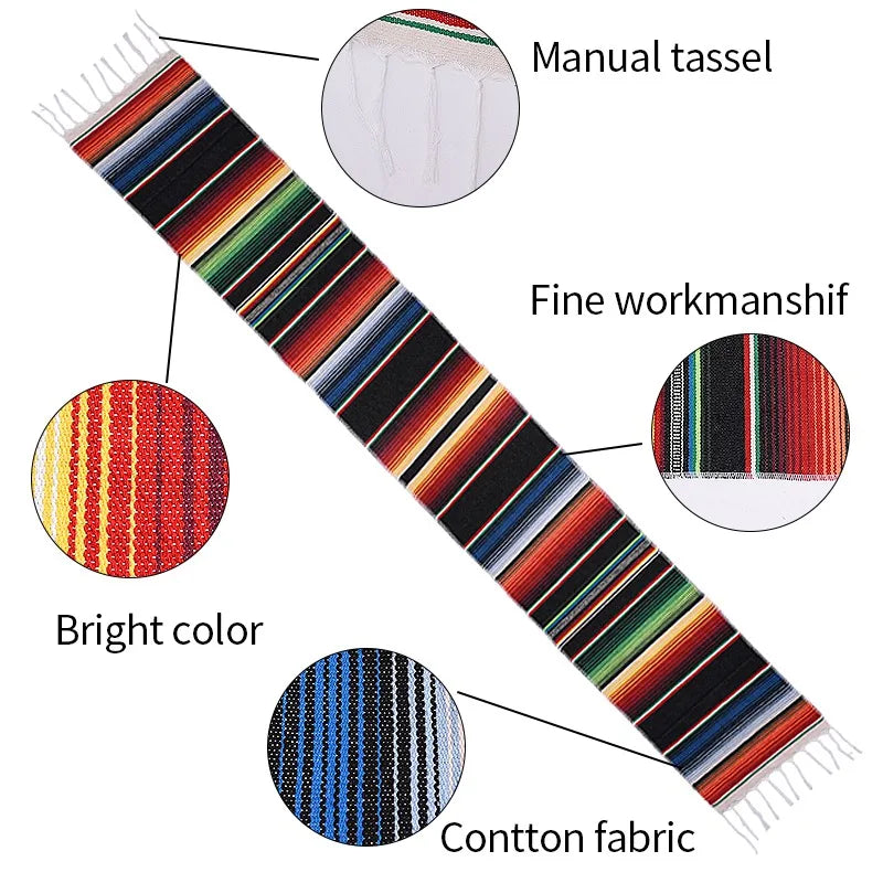 Themed Party Table Runner Home Dining Room Kitchen Table Decoration