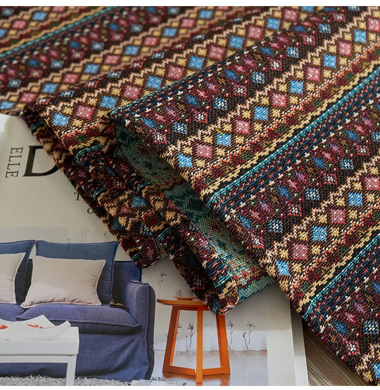 American Striped Table Runner Bohemian Tassel Table Runners Home