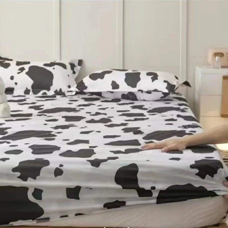 New 150X200cm Bed Sheet Product 100%Cotton Printing Bed Mattress With Four