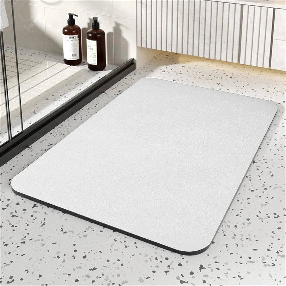 Water Absorbtion Anti Slip Bathroom Rugs Bath Diatomite Stone Floor Mat Non Slip Quick Dry Pad 60x40CM Toilet Mat