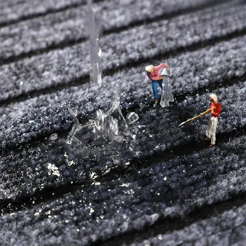 Large Extra Long Thin Door Mat Waterproof Floor Mat with Non Slip Backing