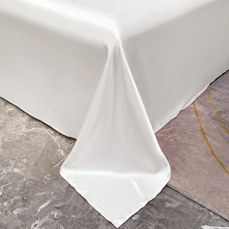 Satin Sheets Hotel Luxury Silky 1pcs King Queen Size Luxury Bedspread