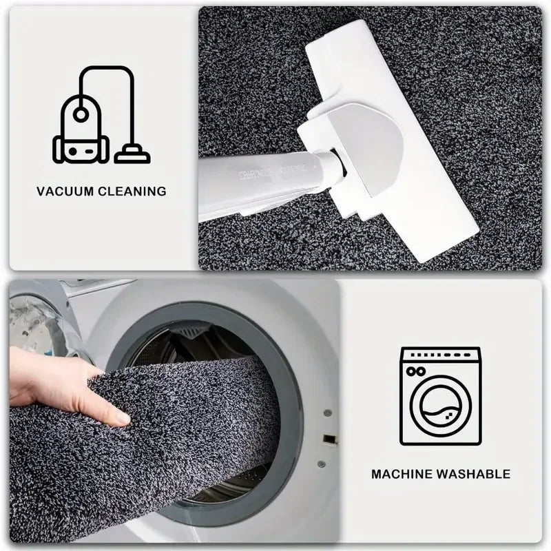 Large Extra Long Thin Door Mat Waterproof Floor Mat with Non Slip Backing