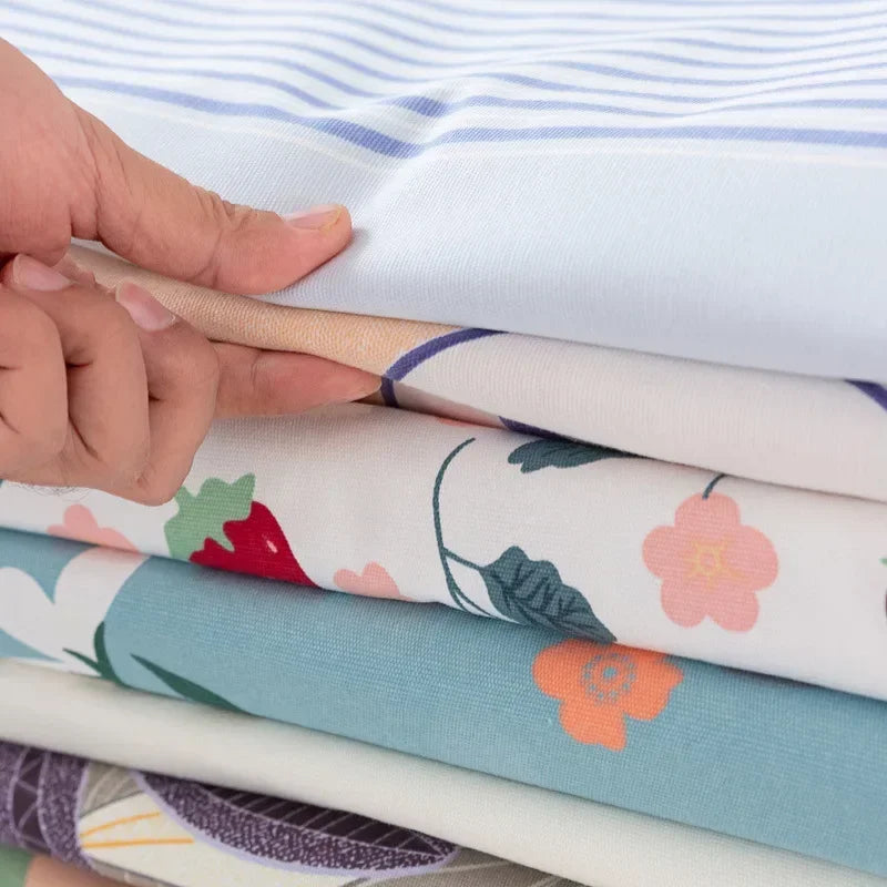 Soft 100% Cotton Coarse Cloth Bed Sheet Thick Sleep Naked Single Double Bedsheet