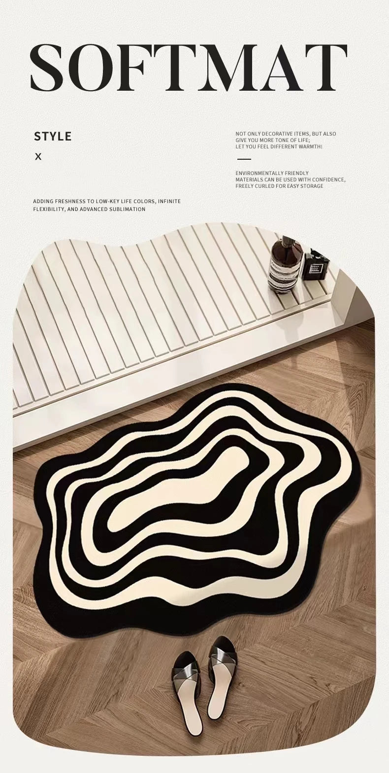 Super Absorbent Bathroom Mat Non-Slip Diatom Mud Toilet Pad
