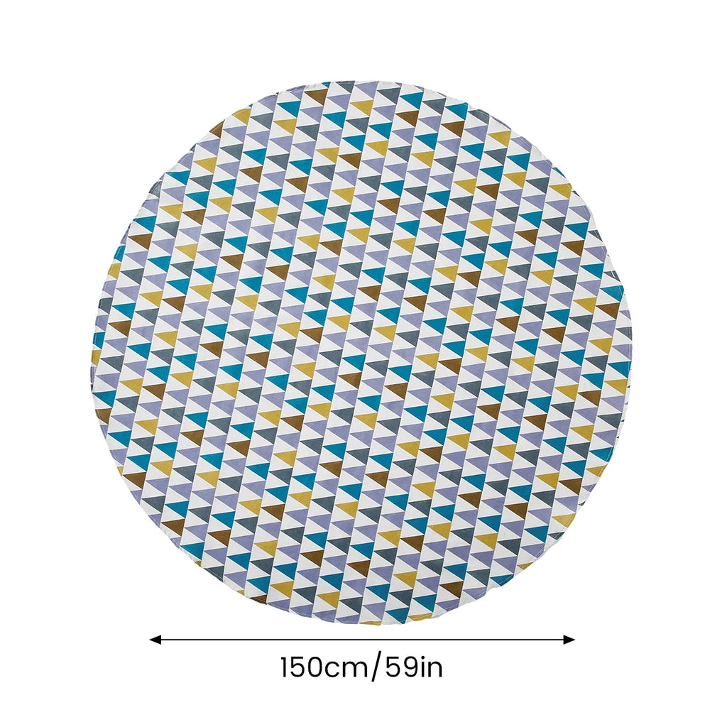 Round Tablecloth Washable Table Cloth Decorative Table Cover for Wedding