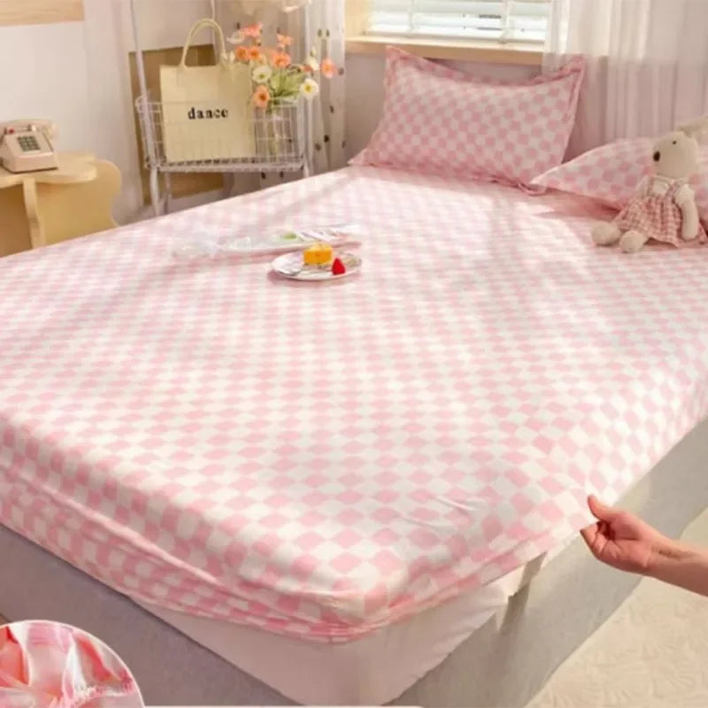 New 150X200cm Bed Sheet Product 100%Cotton Printing Bed Mattress With Four
