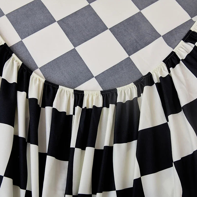 High Quality White Bed Sheet with Elastic Band Single/Queen/King Size