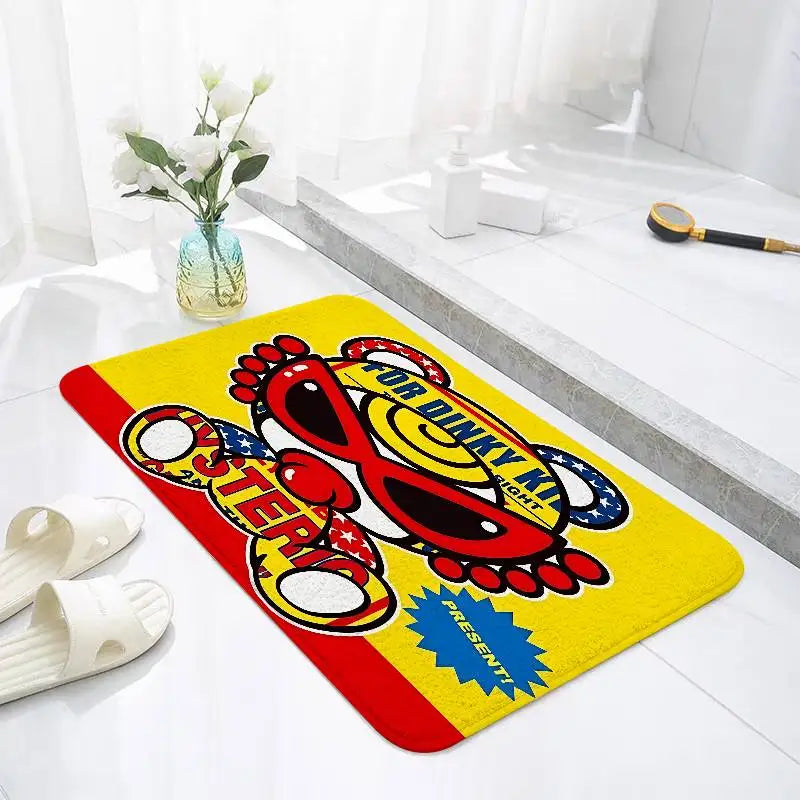 Fashion H-Hysteric Mini Floor Mat Bathroom Absorbent Mat Simple Door