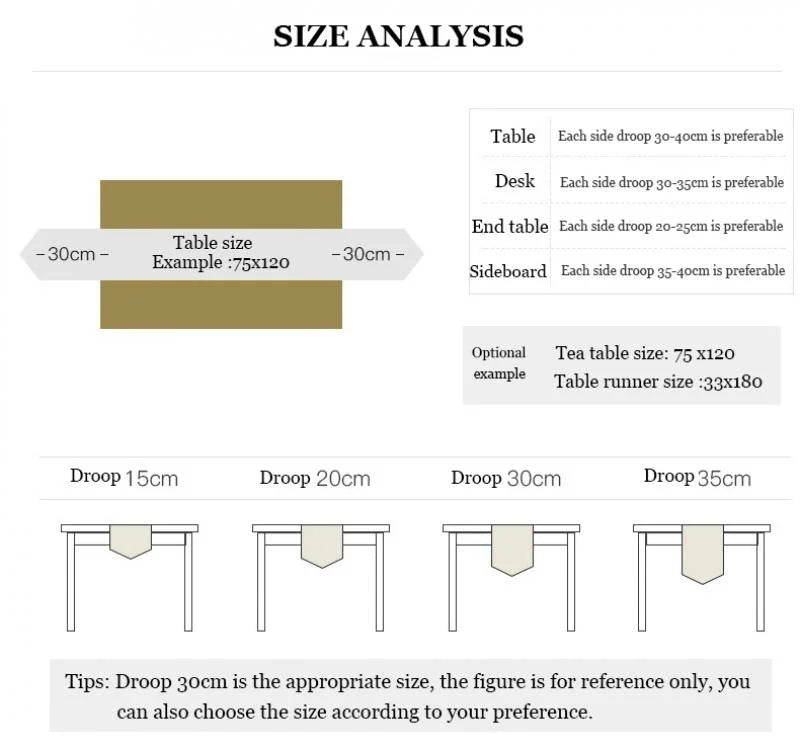 American Striped Table Runner Bohemian Tassel Table Runners Home