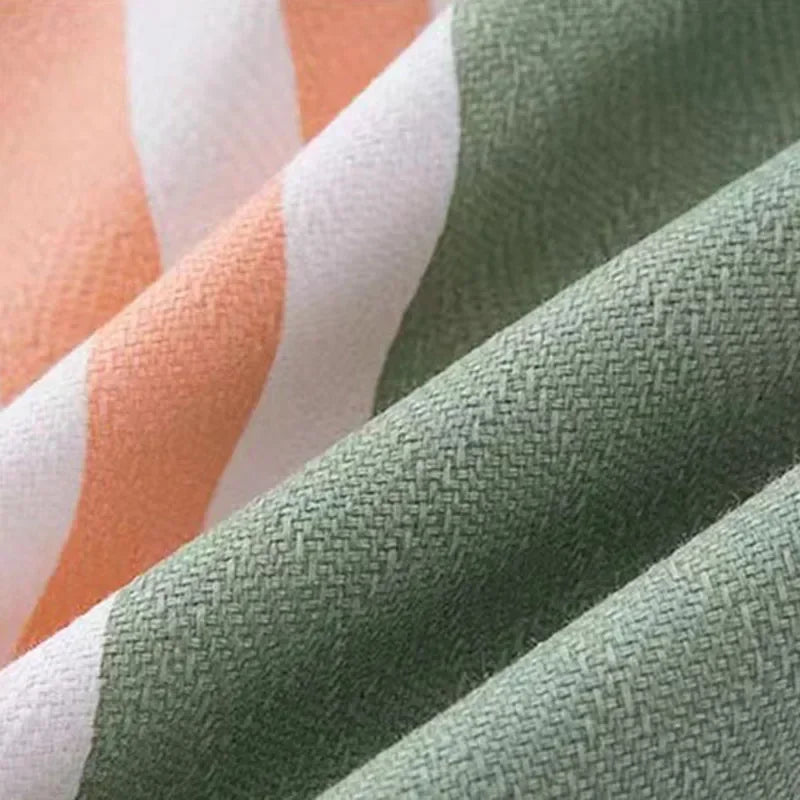 Soft 100% Cotton Coarse Cloth Bed Sheet Thick Sleep Naked Single Double Bedsheet