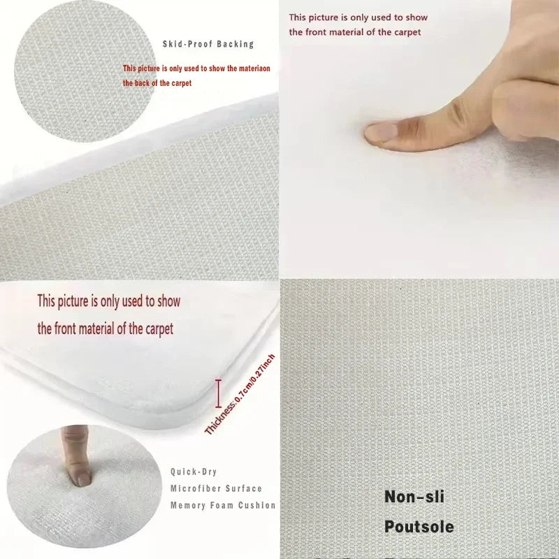 VIKAMA Water-Absorbing Bathroom, Toilet, Bedroom Entrance,