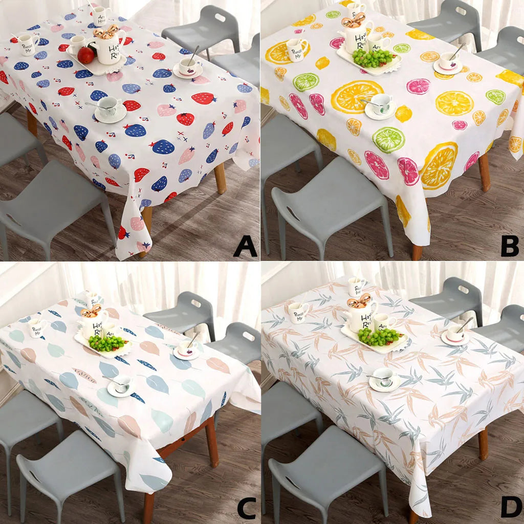 Non-Ironing Waterproof And Oil-Proof Non-Washing Tablecloth Tablecloth