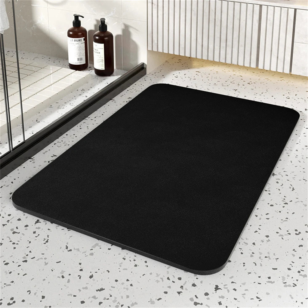 Water Absorbtion Anti Slip Bathroom Rugs Bath Diatomite Stone Floor Mat Non Slip Quick Dry Pad 60x40CM Toilet Mat