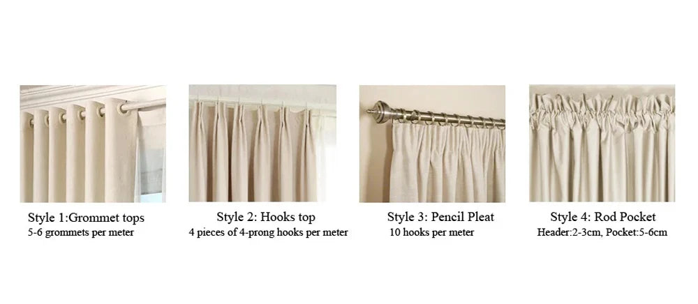 Lace Sheer Curtains with Scallop Ruffle Edge for Living Room Farmhouse