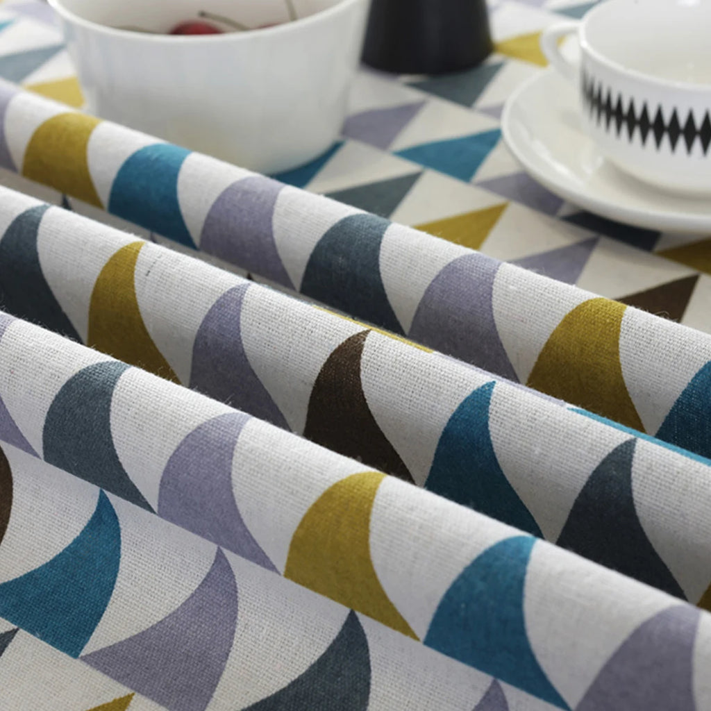 Round Tablecloth Washable Table Cloth Decorative Table Cover for Wedding