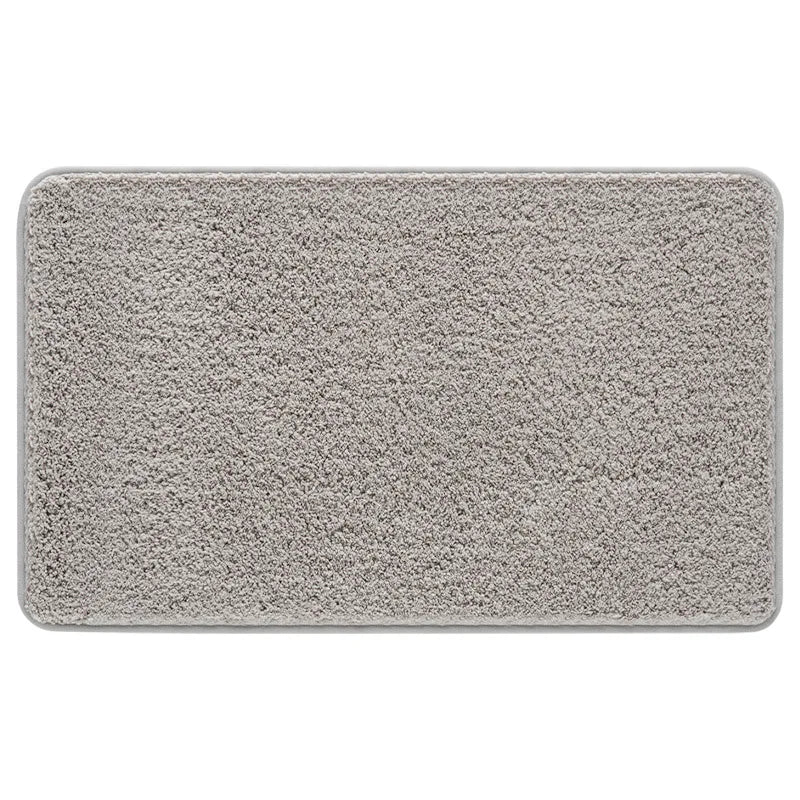 Household Bathroom Foot Mat Thicken Solid Colour Simple Bathroom