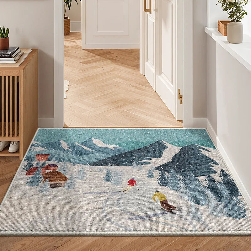 Home Entryway Mat: Stain-Resistant, Easy-to-Clean, Sand-Scrubbing, Dust-Removing & Non-Slip Floor Mat