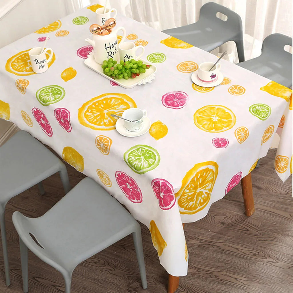 Non-Ironing Waterproof And Oil-Proof Non-Washing Tablecloth Tablecloth