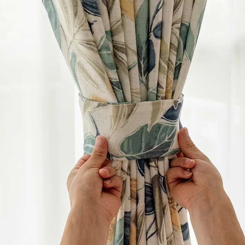 Curtains for Living Dining Room Bedroom  Autumn Maple Leaves American