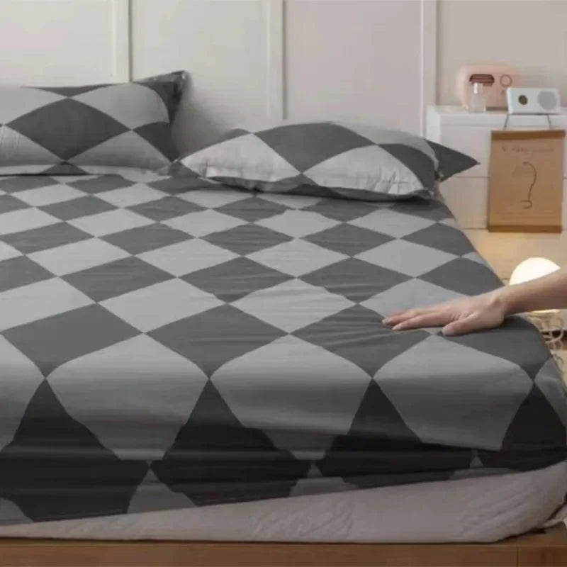 New 150X200cm Bed Sheet Product 100%Cotton Printing Bed Mattress With Four