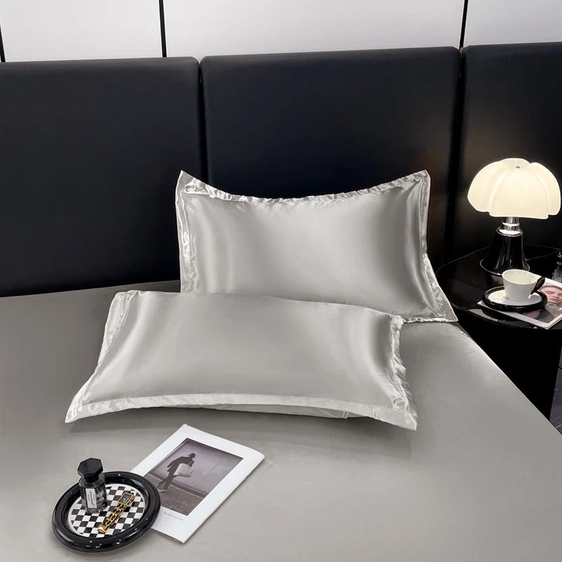 Satin Sheets Hotel Luxury Silky 1pcs King Queen Size Luxury Bedspread