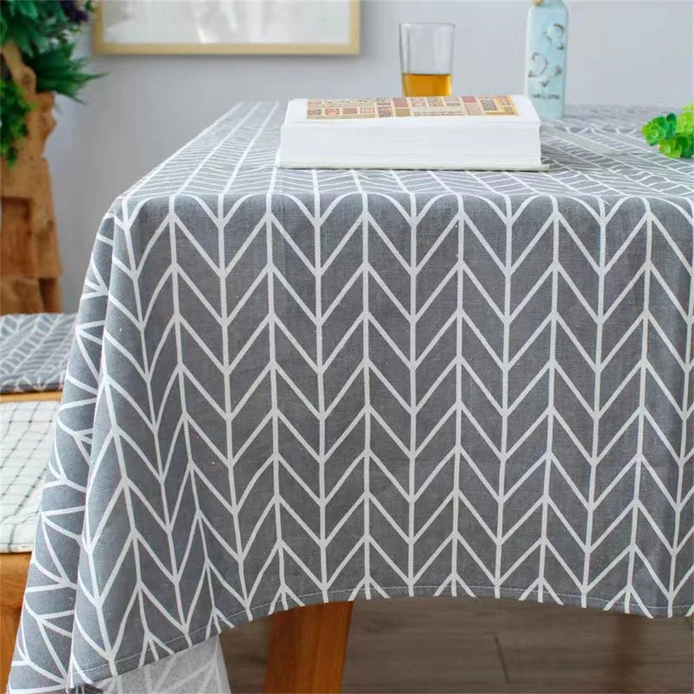 Ins Tablecloth Cotton Linen Art Japanese Small Fresh Living Room Dust Table