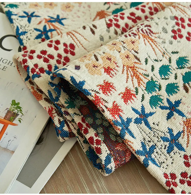 American Striped Table Runner Bohemian Tassel Table Runners Home