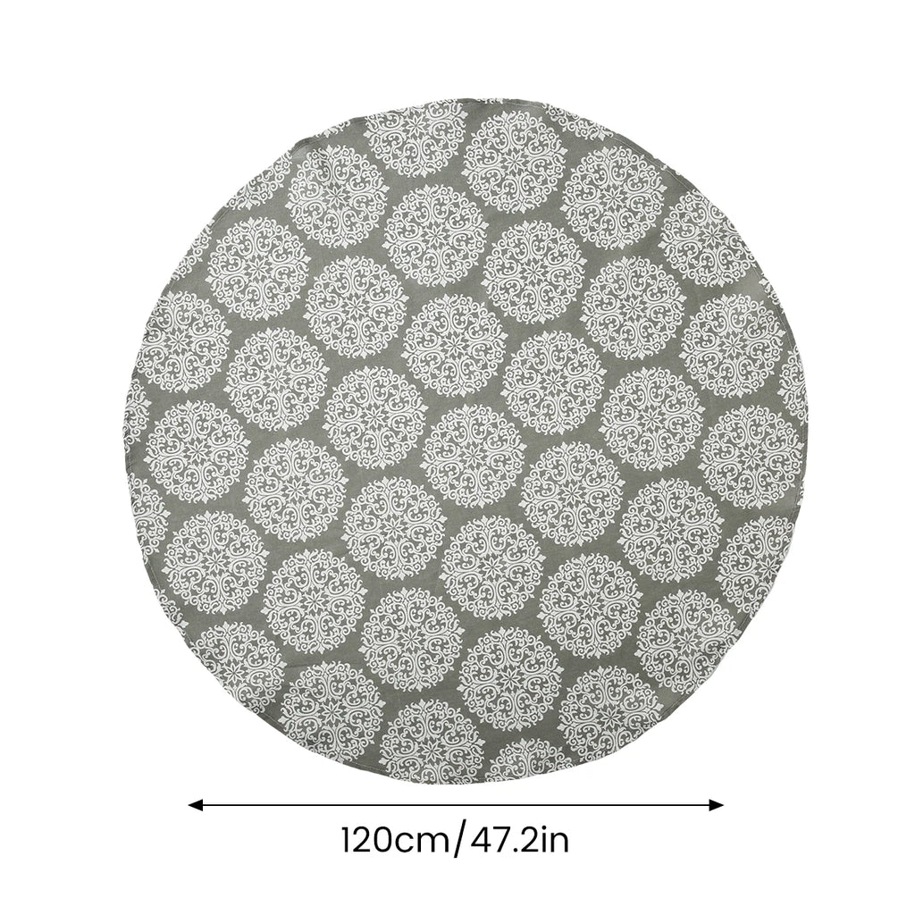 Round Tablecloth Washable Table Cloth Decorative Table Cover for Wedding