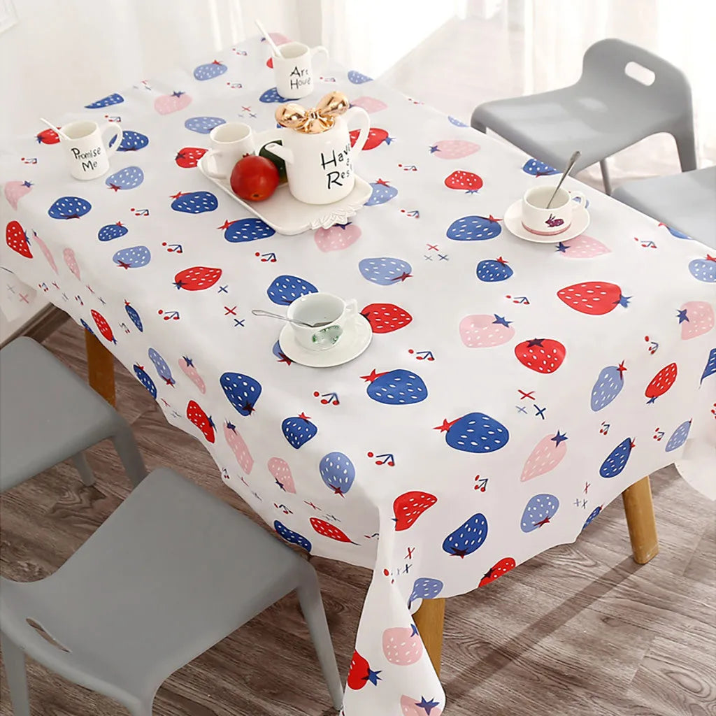 Non-Ironing Waterproof And Oil-Proof Non-Washing Tablecloth Tablecloth
