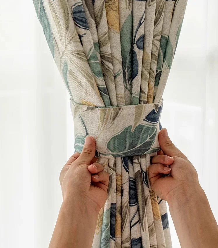 Curtains for Living Dining Room Bedroom  Autumn Maple Leaves American