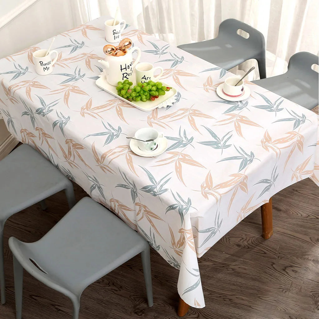Non-Ironing Waterproof And Oil-Proof Non-Washing Tablecloth Tablecloth