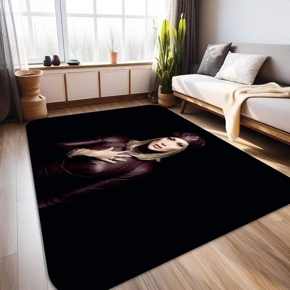 J-Jennifer Lopez Actor Singer Floor Mat Rectangle Anti-slip Home Soft