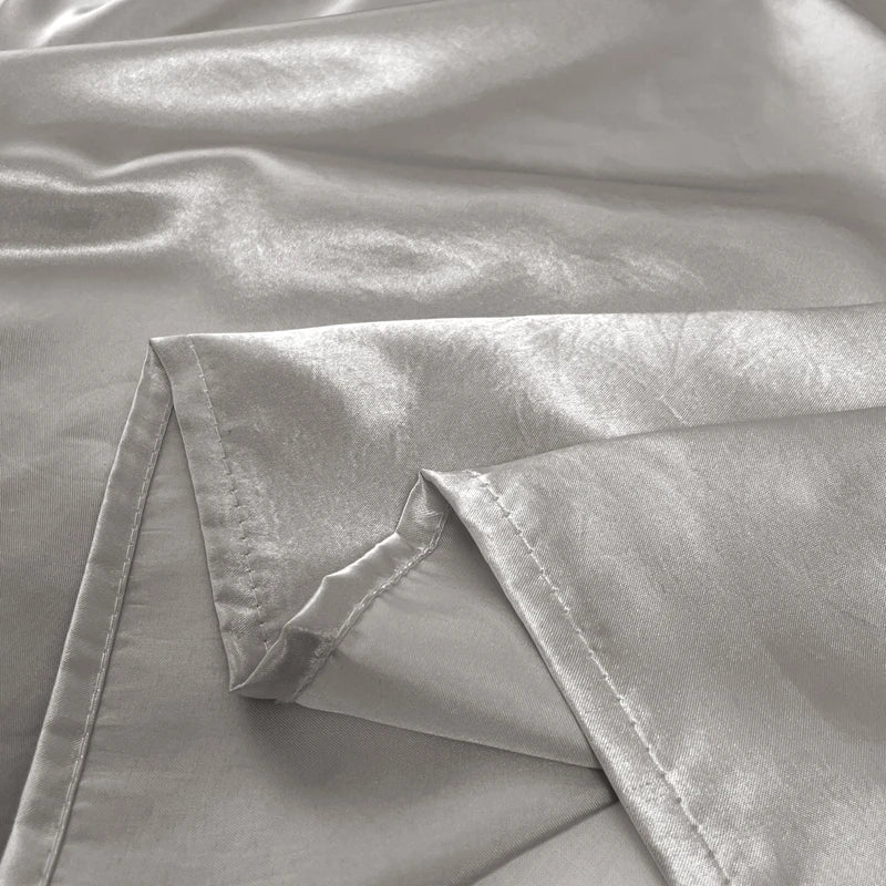 Satin Sheets Hotel Luxury Silky 1pcs King Queen Size Luxury Bedspread