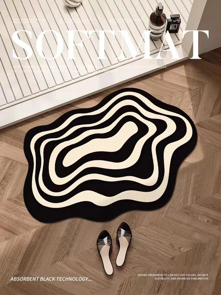 Super Absorbent Bathroom Mat Non-Slip Diatom Mud Toilet Pad