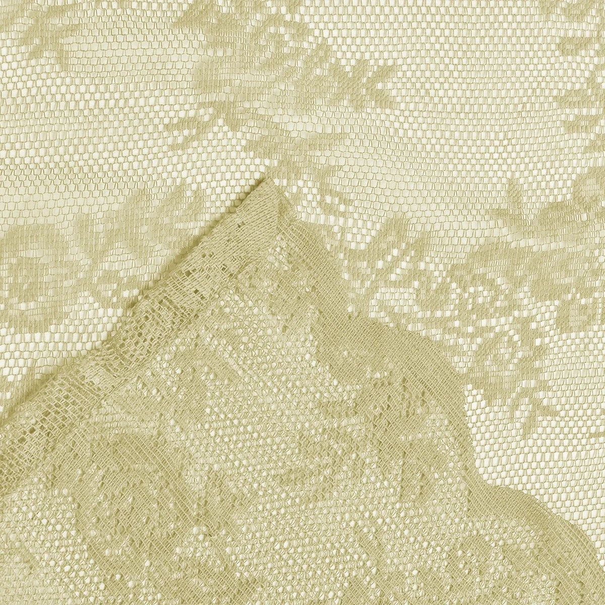 1pc Romantic Lace Sheer Curtain, Rod Pocket Flower Lace Window Curtains for Living Room