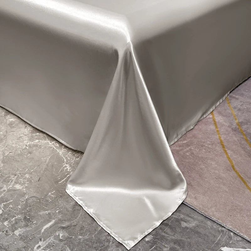 Satin Sheets Hotel Luxury Silky 1pcs King Queen Size Luxury Bedspread