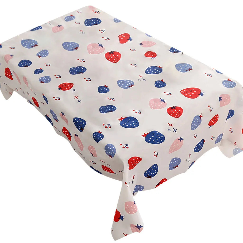 Non-Ironing Waterproof And Oil-Proof Non-Washing Tablecloth Tablecloth