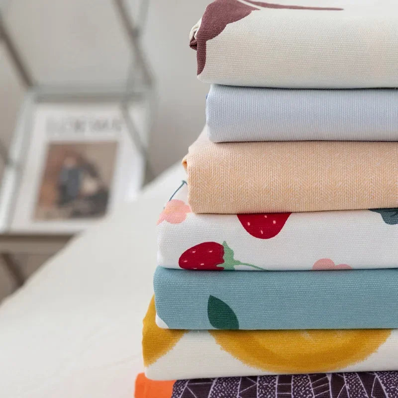 Soft 100% Cotton Coarse Cloth Bed Sheet Thick Sleep Naked Single Double Bedsheet