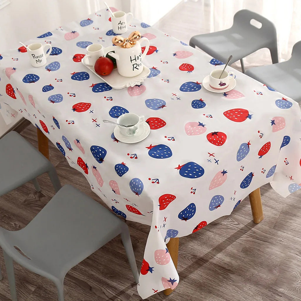 Non-Ironing Waterproof And Oil-Proof Non-Washing Tablecloth Tablecloth