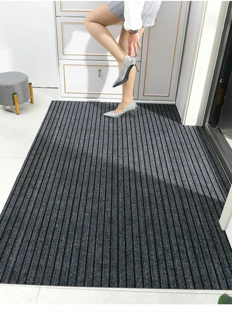 Large Extra Long Thin Door Mat Waterproof Floor Mat with Non Slip Backing