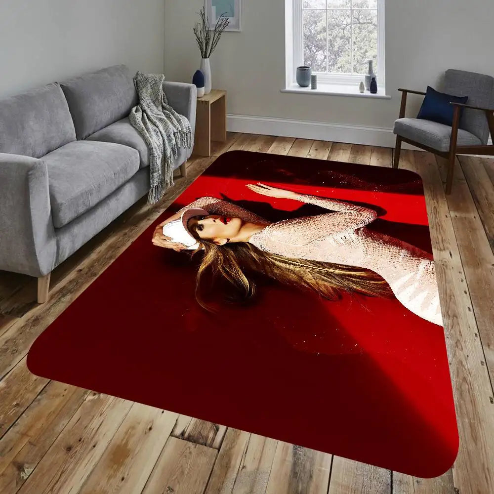 J-Jennifer Lopez Actor Singer Floor Mat Rectangle Anti-slip Home Soft